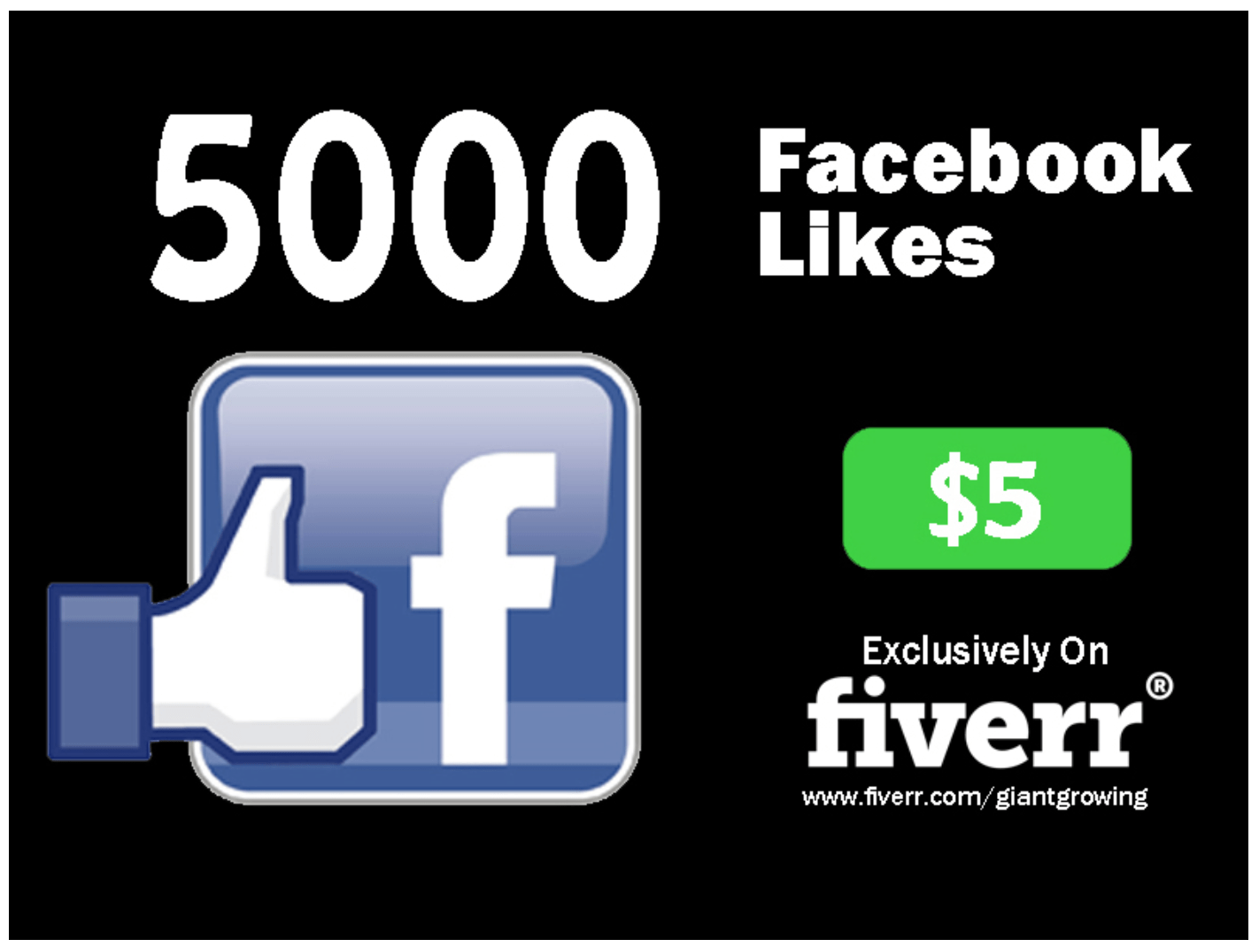 An ad for buying likes on Facebook.