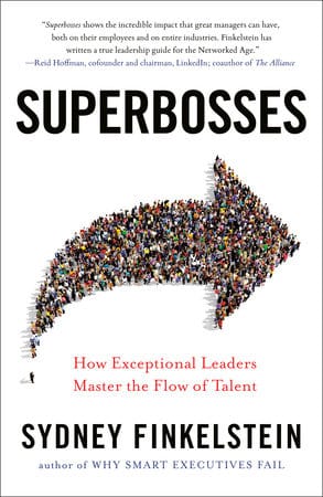 image of book cover for Sydney Finkelstein’s Superbosses